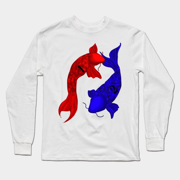 One Fish, Two Fish Long Sleeve T-Shirt by domanidream